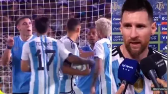 Lionel Messi criticizes Manuel Ugarte for his behavior during Argentina's loss to Uruguay.