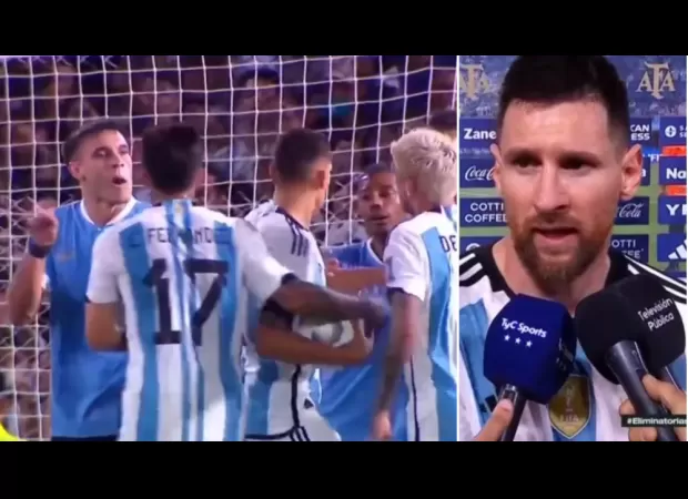 Lionel Messi criticizes Manuel Ugarte for his behavior during Argentina's loss to Uruguay.