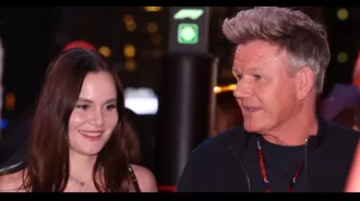 Gordon Ramsay and daughter Holly visit Las Vegas a week after the birth of his son.