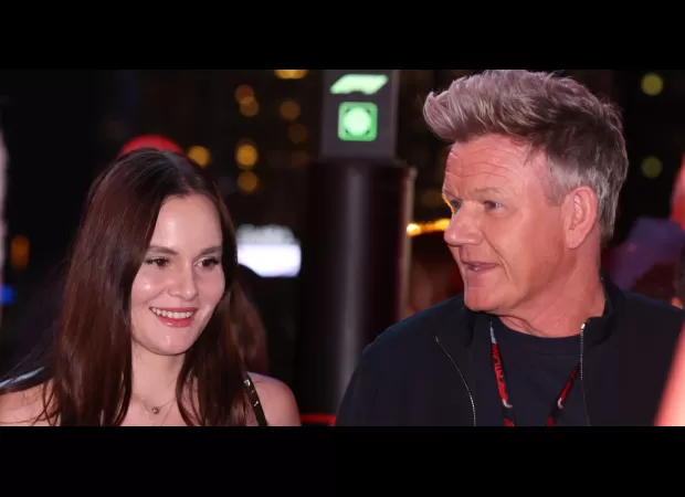 Gordon Ramsay and daughter Holly visit Las Vegas a week after the birth of his son.