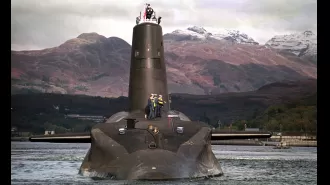 The nuclear missiles would be destroyed if a Trident submarine sank.
