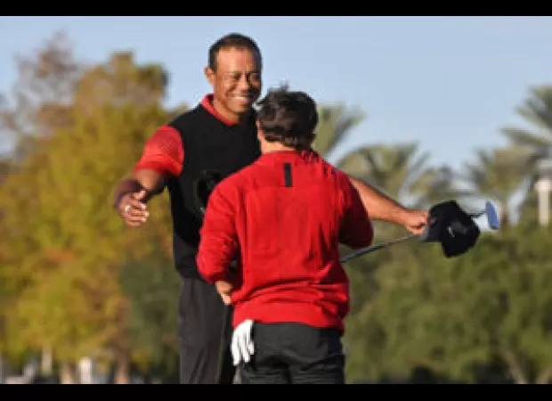 Charlie Woods, son of Tiger Woods, helps lead his high school golf team to a state title, while his dad eyes a return to professional golf.