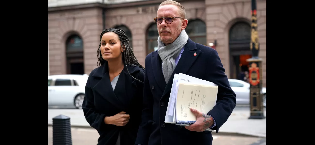 Laurence Fox seen holding hands with unknown woman during court case for accusing celebrities of being 
