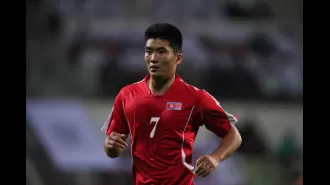North Korean footballer back after 3-year absence for World Cup qualifiers.