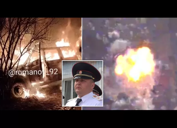 Two security chiefs for Putin are critically injured in a car bombing assassination attempt.