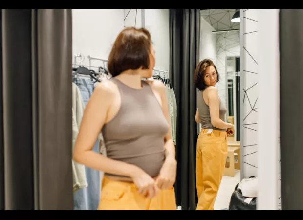 Shops may be adjusting clothing sizes to make customers feel better about buying them.