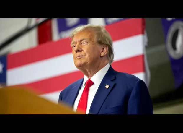 Trump says he lost weight from eating better, without giving specifics.