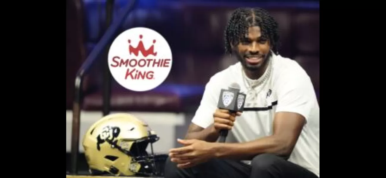 Shedeur Sanders of Colorado signs groundbreaking deal with Smoothie King to gain NIL rights.