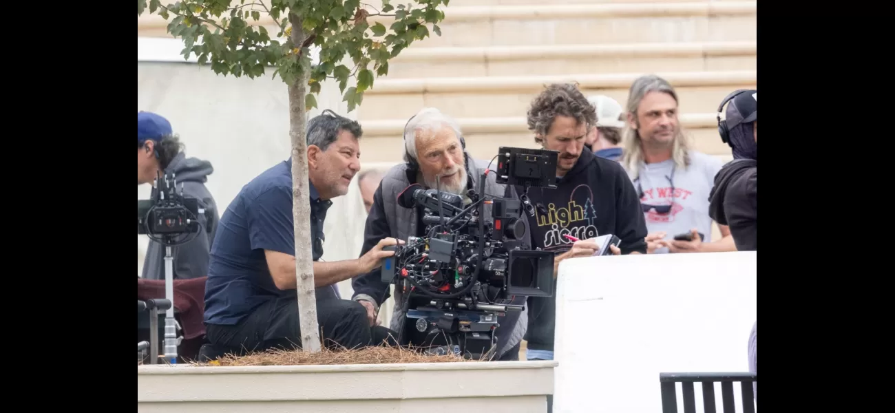 Clint Eastwood, 93, continues to be active as he films a new movie, seen in recent photos.