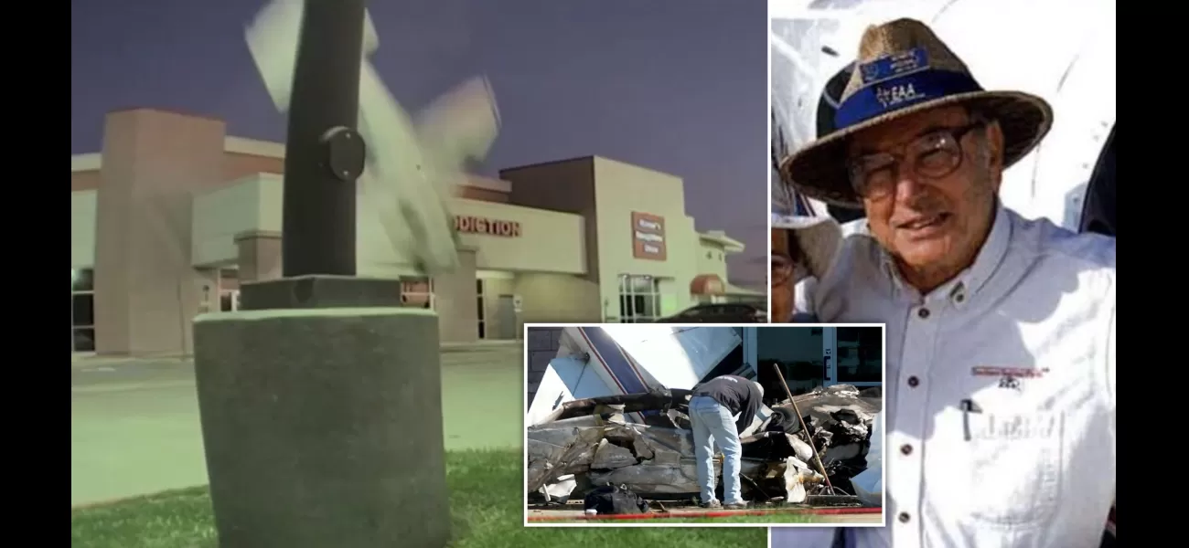 Pilot flying to family Thanksgiving dies when plane crashes near a mall.