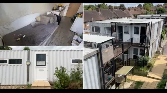 Families living in a shanty-town estate must move out before Christmas as it is set to be demolished.