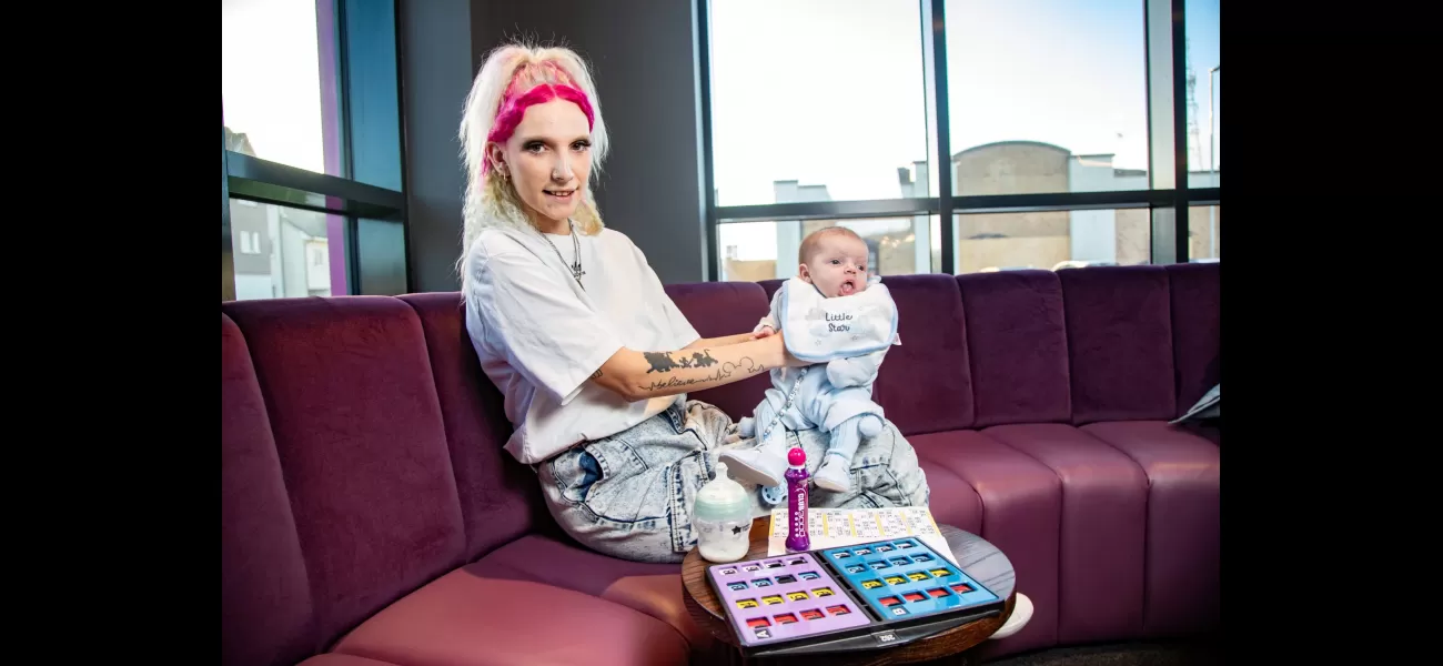Mum gives baby lucky nickname after giving birth in bingo hall, feeling like she'd 
