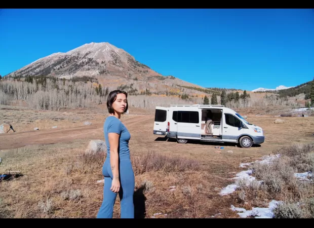 Living in a van with safety measures like secret hiding spots & self-defense classes keeps me secure.