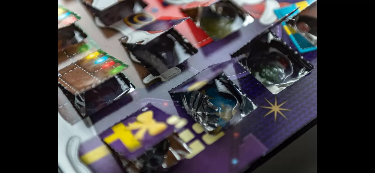We've been eating our advent calendar chocolate incorrectly.