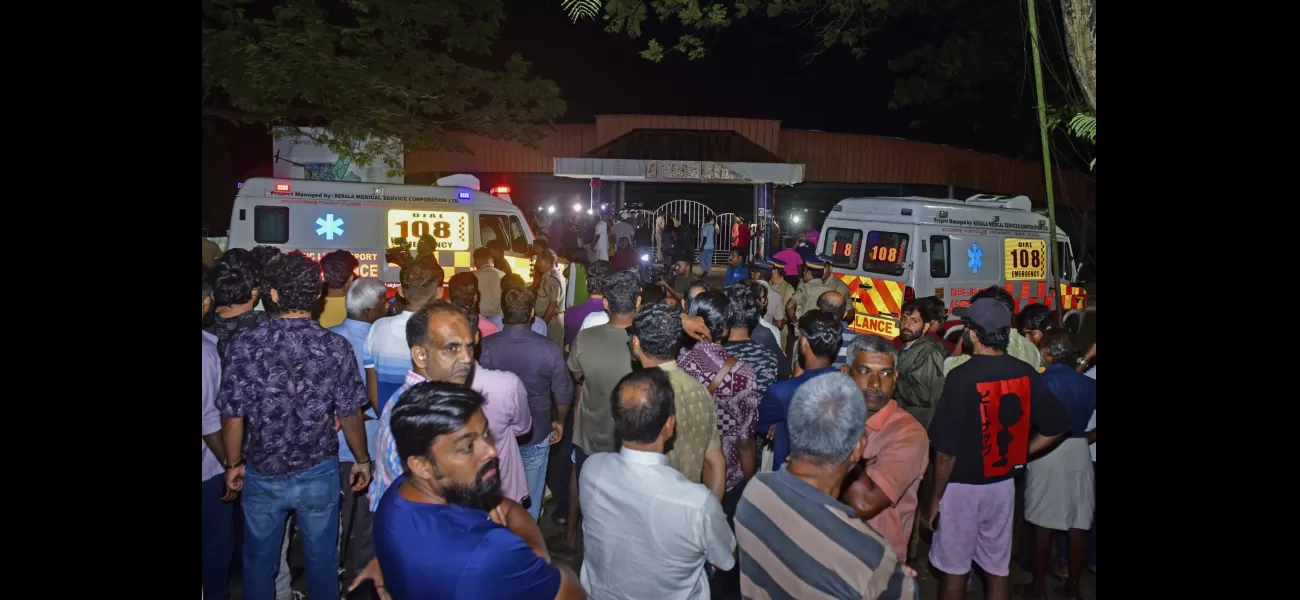 Four students tragically died in a stampede at a music festival in Southern India.