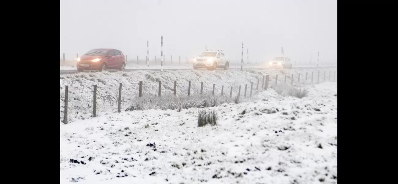 Met Office predicts snowfall this week after first UK flakes fall.