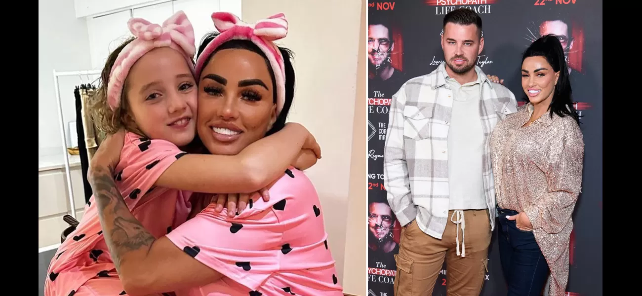 Bunny, 9, confirms Katie Price and Carl Woods' split.