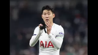 Son apologizes after Spurs lose to Villa.