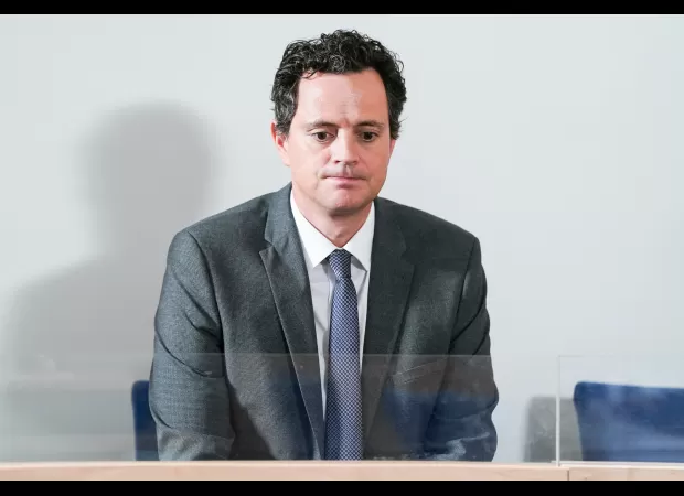 Stacey in fear as Theo's anger is directed towards her.