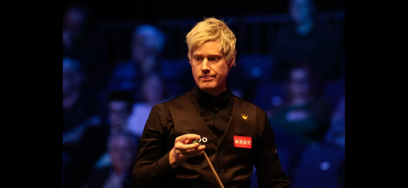 Neil Robertson shocked by poor results, but has a plan to improve.