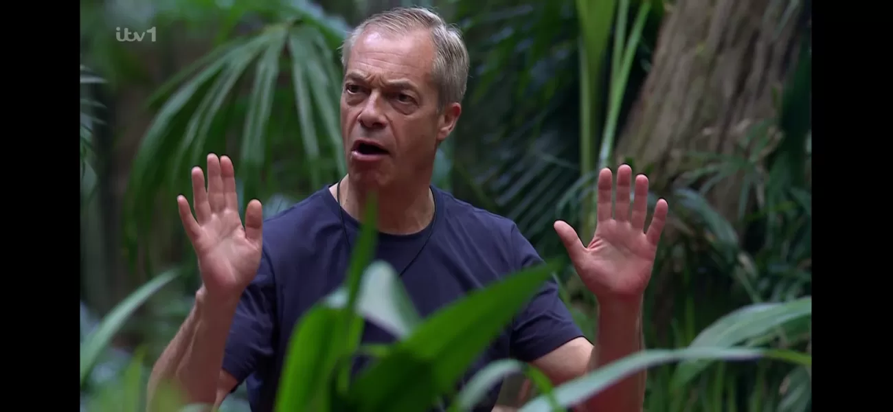 Nigel's remarks cost him a chance of winning I'm A Celeb, which were deemed offensive.