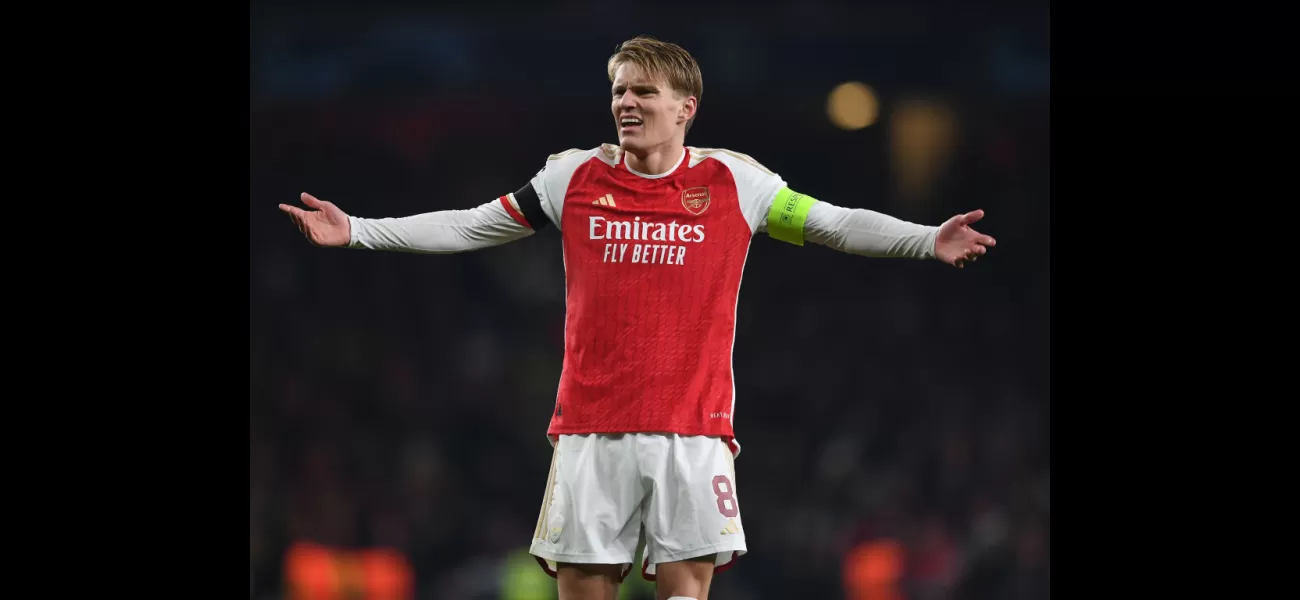 Arteta explains why he kept Odegaard on despite having a 6-goal cushion, showing his commitment to player development.