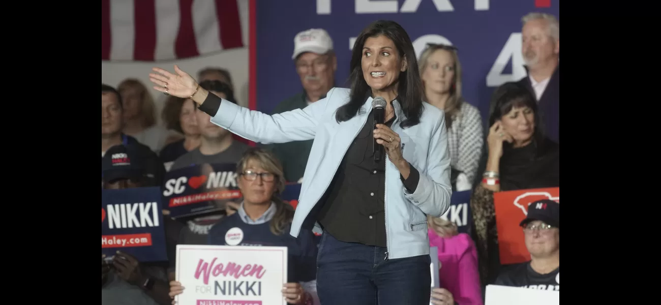 Haley's town hall in SC turns into a rally with cheering supporters.