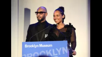 Alicia Keys and Swizz Beatz present art collection at Brooklyn Museum, celebrating creative expression.