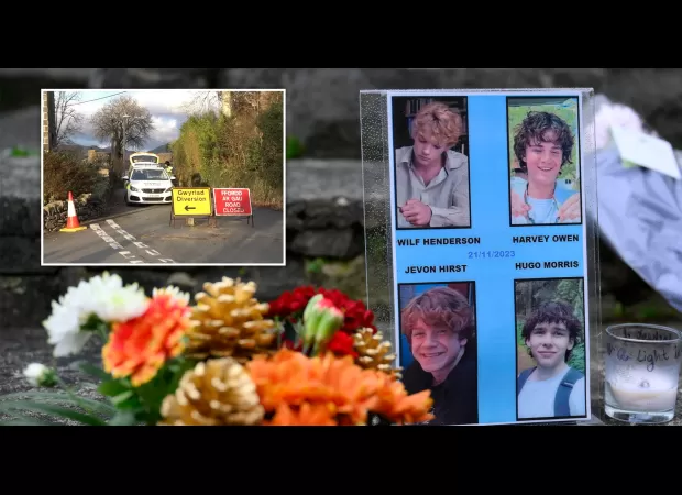 Four teens died of carbon monoxide poisoning after vanishing on a camping trip.