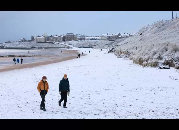 UK shivered through -10°C temperatures, resulting in three weather warnings in place.