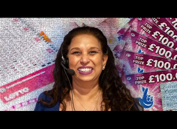 Told someone they won a fortune--best job ever!