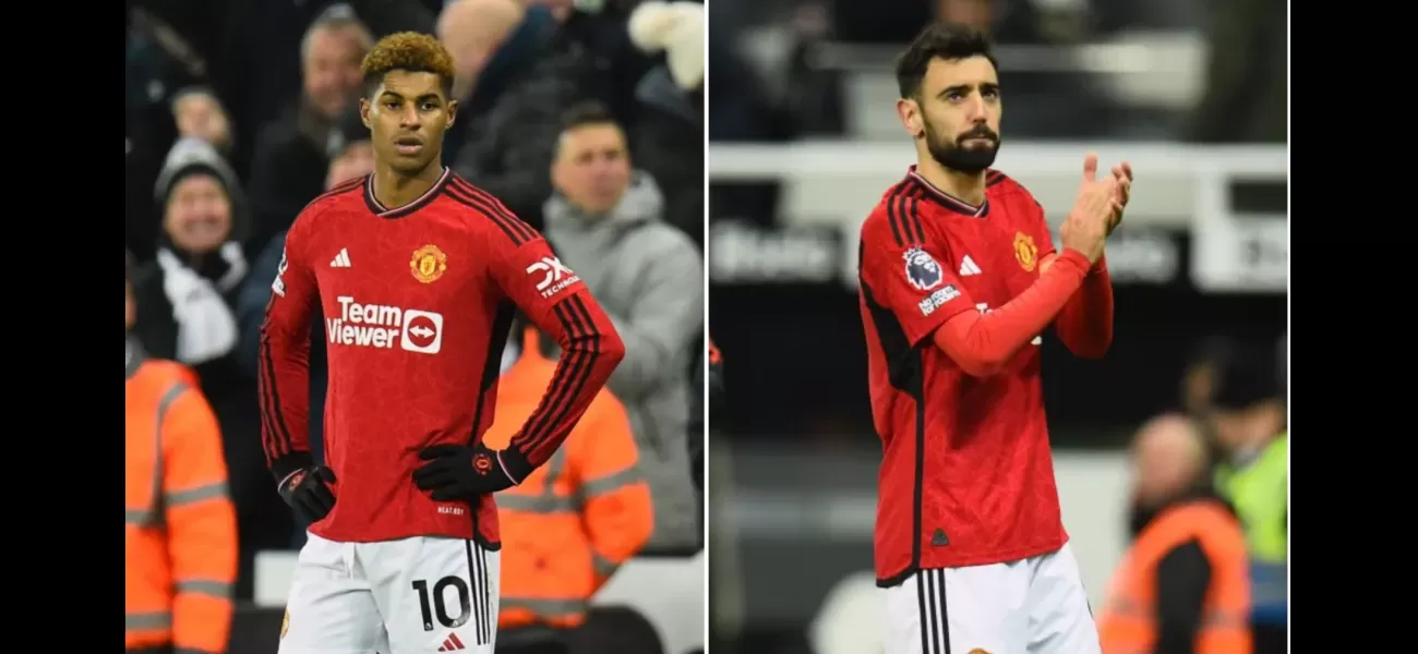 Paul Scholes criticises Marcus Rashford and Bruno Fernandes after Man Utd's defeat at Newcastle.