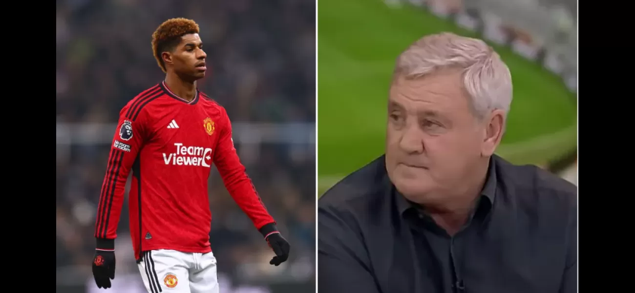 Steve Bruce warns Marcus Rashford to reflect on his behavior after Newcastle loss.