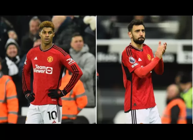 Paul Scholes criticises Marcus Rashford and Bruno Fernandes after Man Utd's defeat at Newcastle.