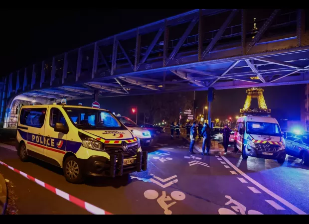 One person killed and a British tourist injured in an assault near the Eiffel Tower in Paris.