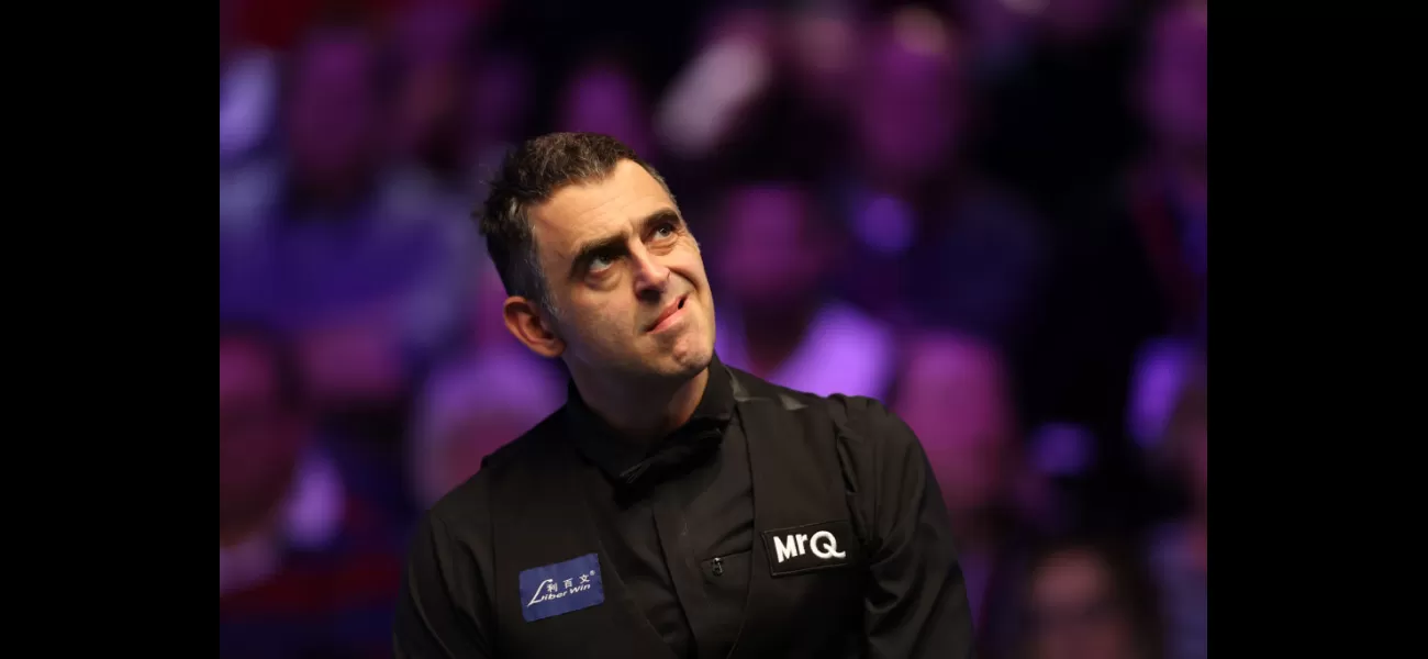 Opponent frustrated by O'Sullivan's 