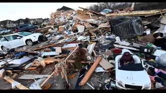 Mom and son among six dead after tornado destruction.
