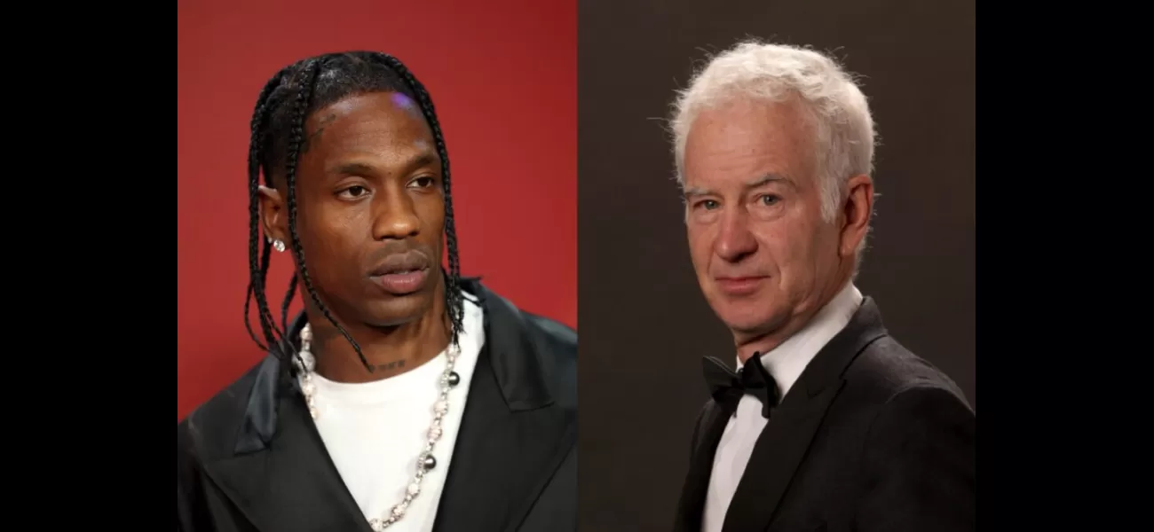 Nike taps tennis great John McEnroe to promote new Travis Scott shoe collaboration.