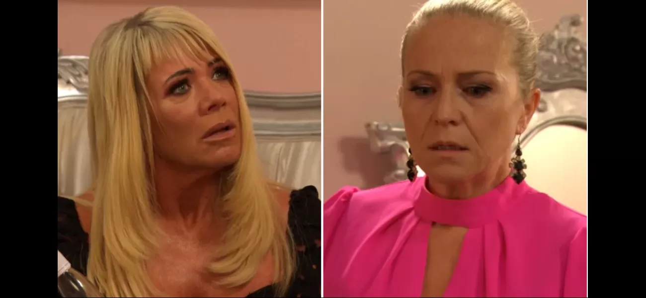 Sharon & Linda make startling revelations about one another before a murder occurs.