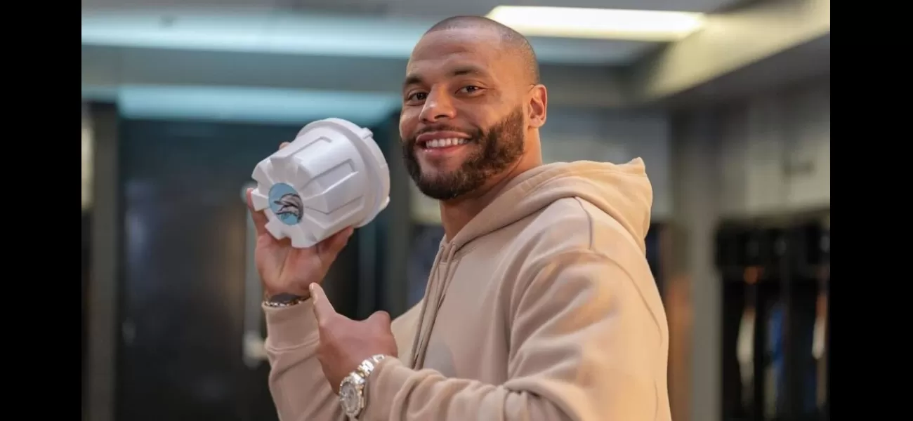 Dak Prescott raises awareness about colon cancer with a humorous video urging people to get screened.