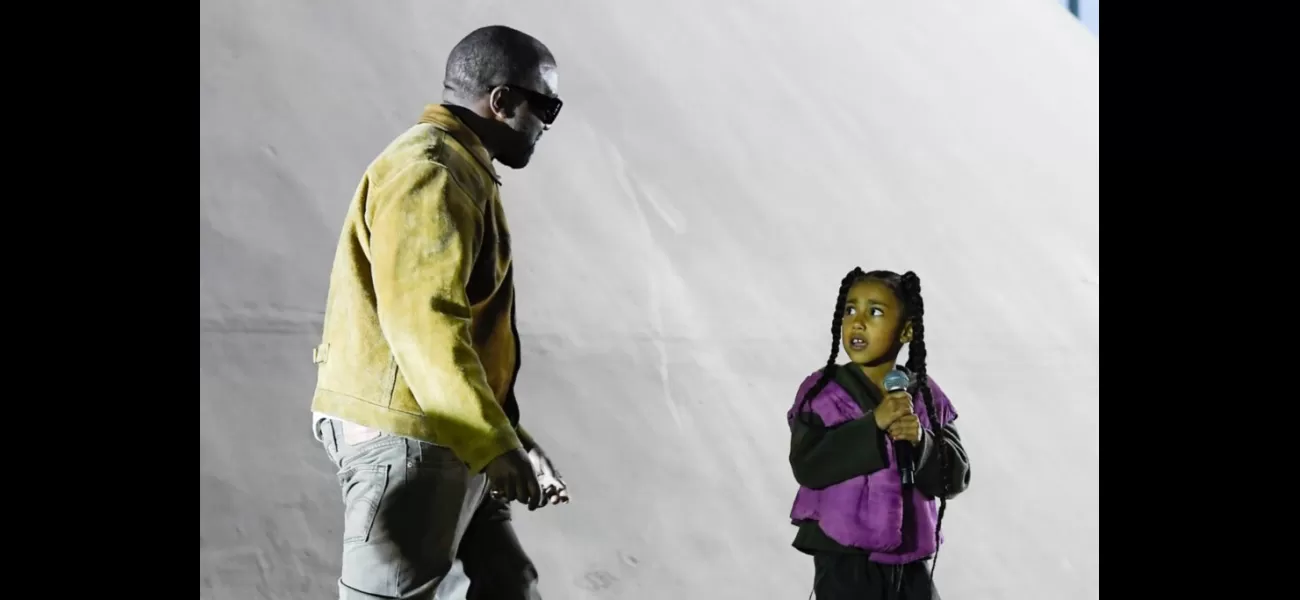North West performed at Kanye West's 'Vultures Rave' listening event.