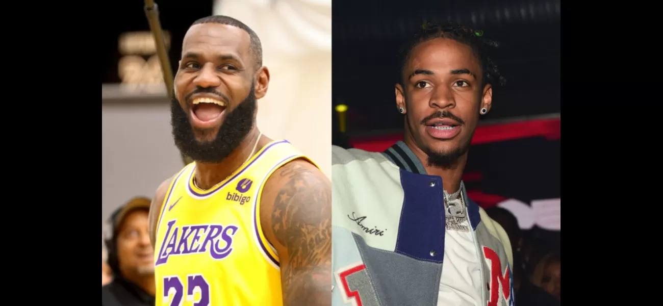 LeBron welcomes Ja Morant back to the NBA after a brief absence.
