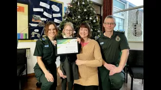 Girl, 4, and sister, 2, use CPR to save their mum's life, as heard on a remarkable 999 call.