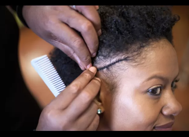 Katossa Glover opens first Black woman-owned full-service salon in North Carolina mall.