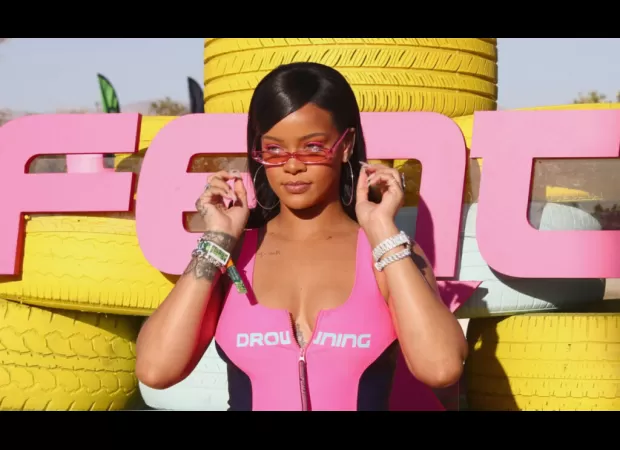 Rihanna returns to the red carpet for the launch of her Fenty x Puma collection.