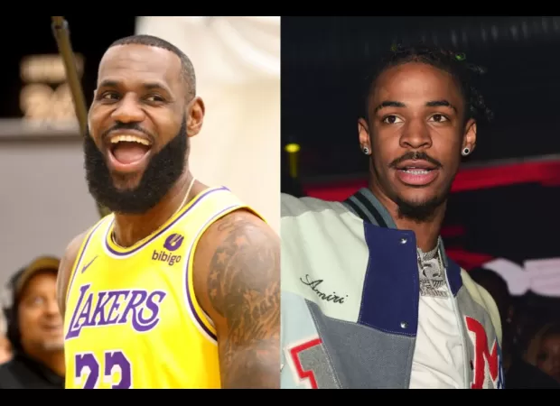 LeBron welcomes Ja Morant back to the NBA after a brief absence.