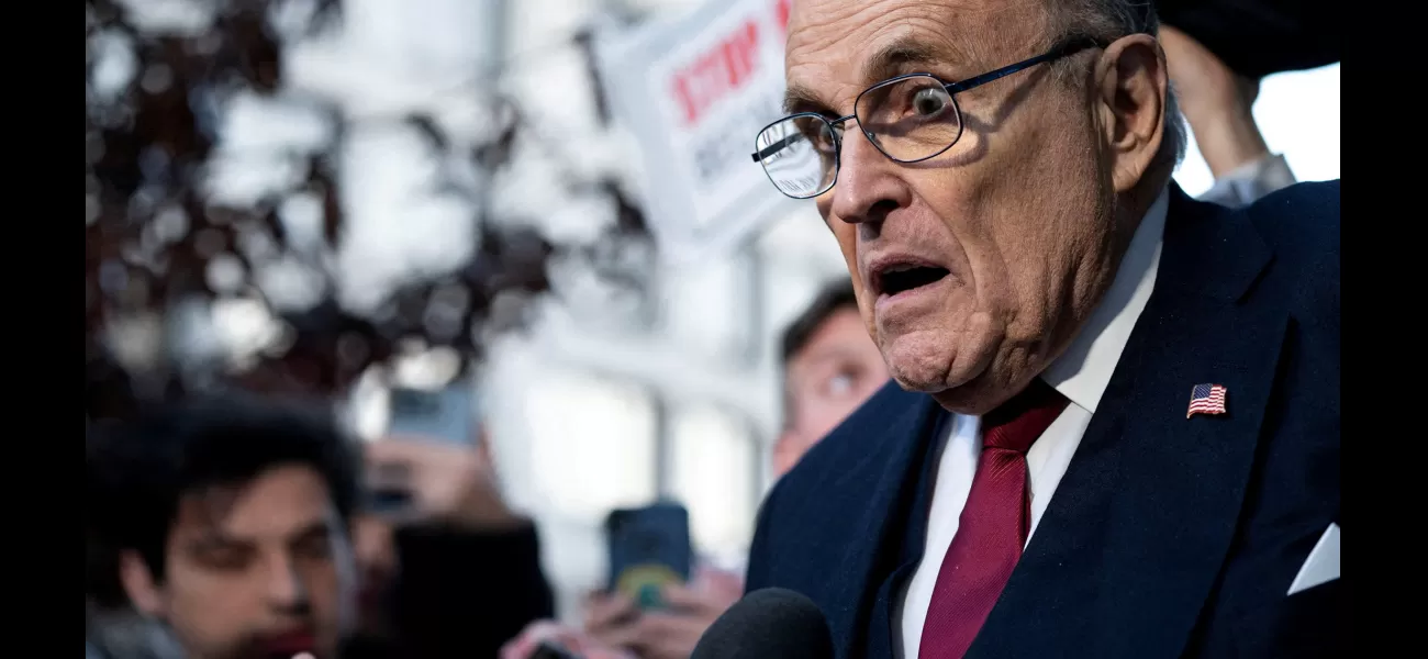 Rudy Giuliani, Trump's former lawyer, has declared bankruptcy after being ordered to pay $148 million.