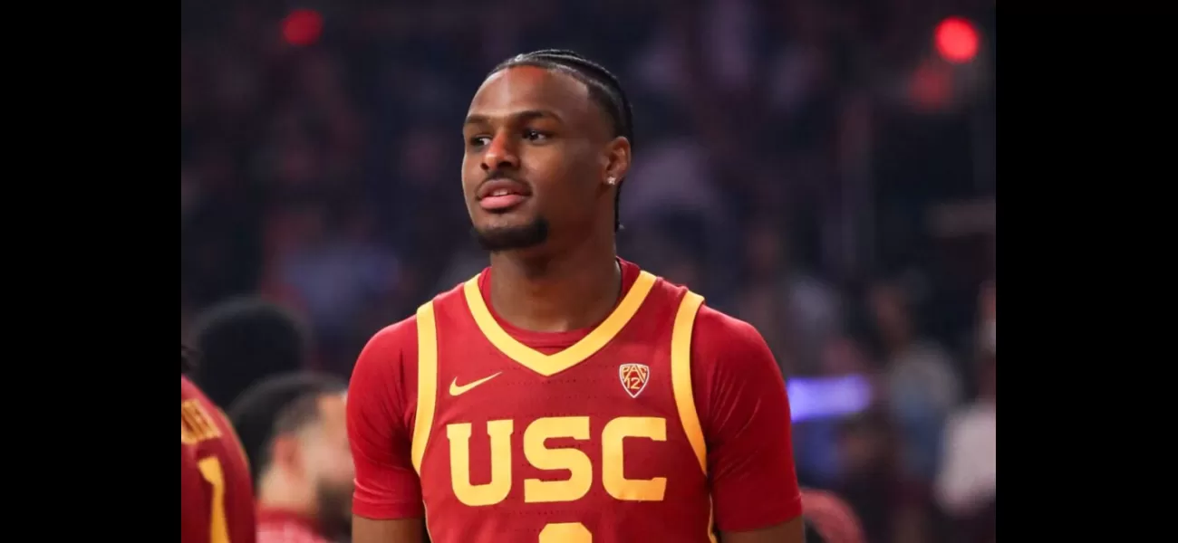 Bronny James plays in his first game at a Historically Black College or University.