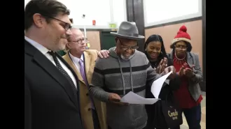 Wrongly convicted man released after spending nearly 50 years in prison.