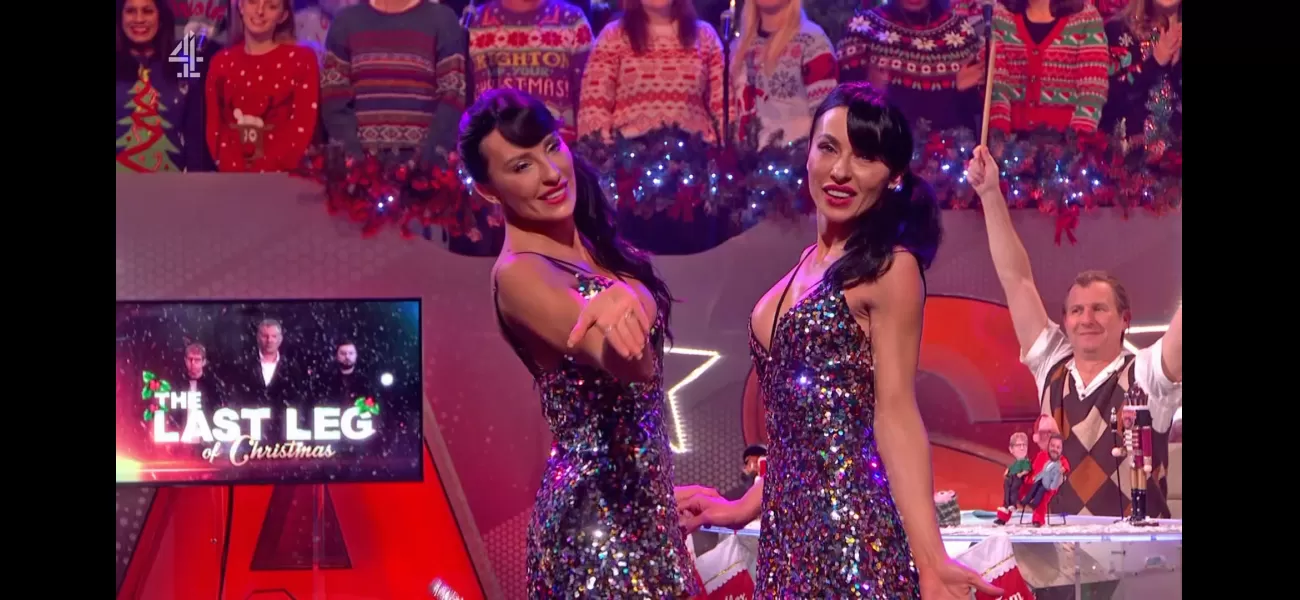 Pop duo reunites on TV to celebrate 20 years of their holiday hit.